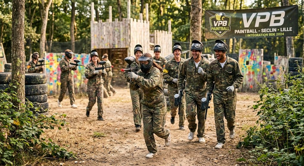 paintball vpb lille seclin bde activité rentrée étudiantes
